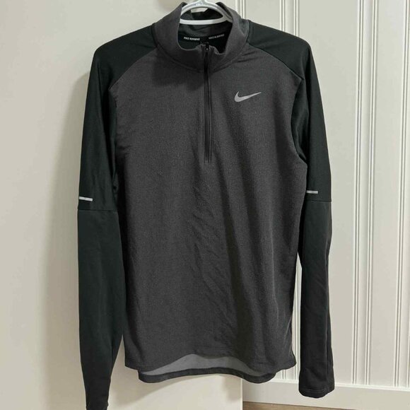 Nike Running 1/4 Zip Shirt Sz Medium - Picture 1 of 3